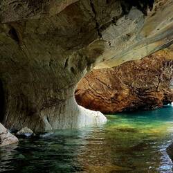Marble Caves.