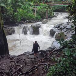 El Salto, too dangerous to swim 😂
