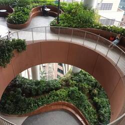 Skygarden zwischen der 17. und 20. Etage