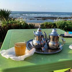 Teatime am Meer