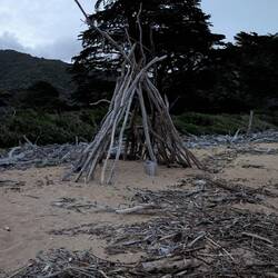 Tipis am Meer