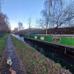 Making a hasty exit the next morning.