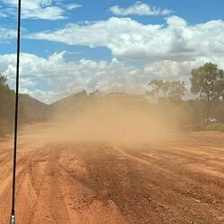 Nur noch Staub, der einem die Sicht nimmt