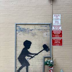 Durch Zufall entdeckt. Banksy war hier 😍.