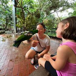 This bird required kisses to be held