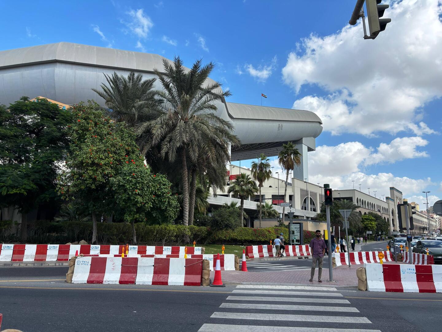 Ski-Abfahrt von außen