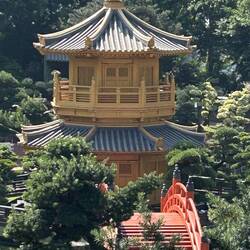 The Pavilion of Absolute Perfection on grounds of the Chi Lin Temple and Nunnery.