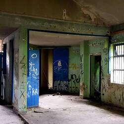 The remains of am old jail, Chaitén.