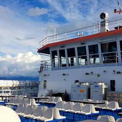 Towards evening the sun came out again...