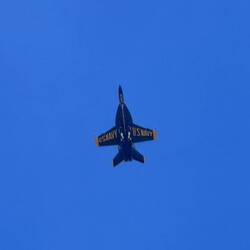 Nice show this afternoon. We missed getting a pic when four were in formation