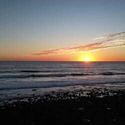 Sonnenuntergang am Strand