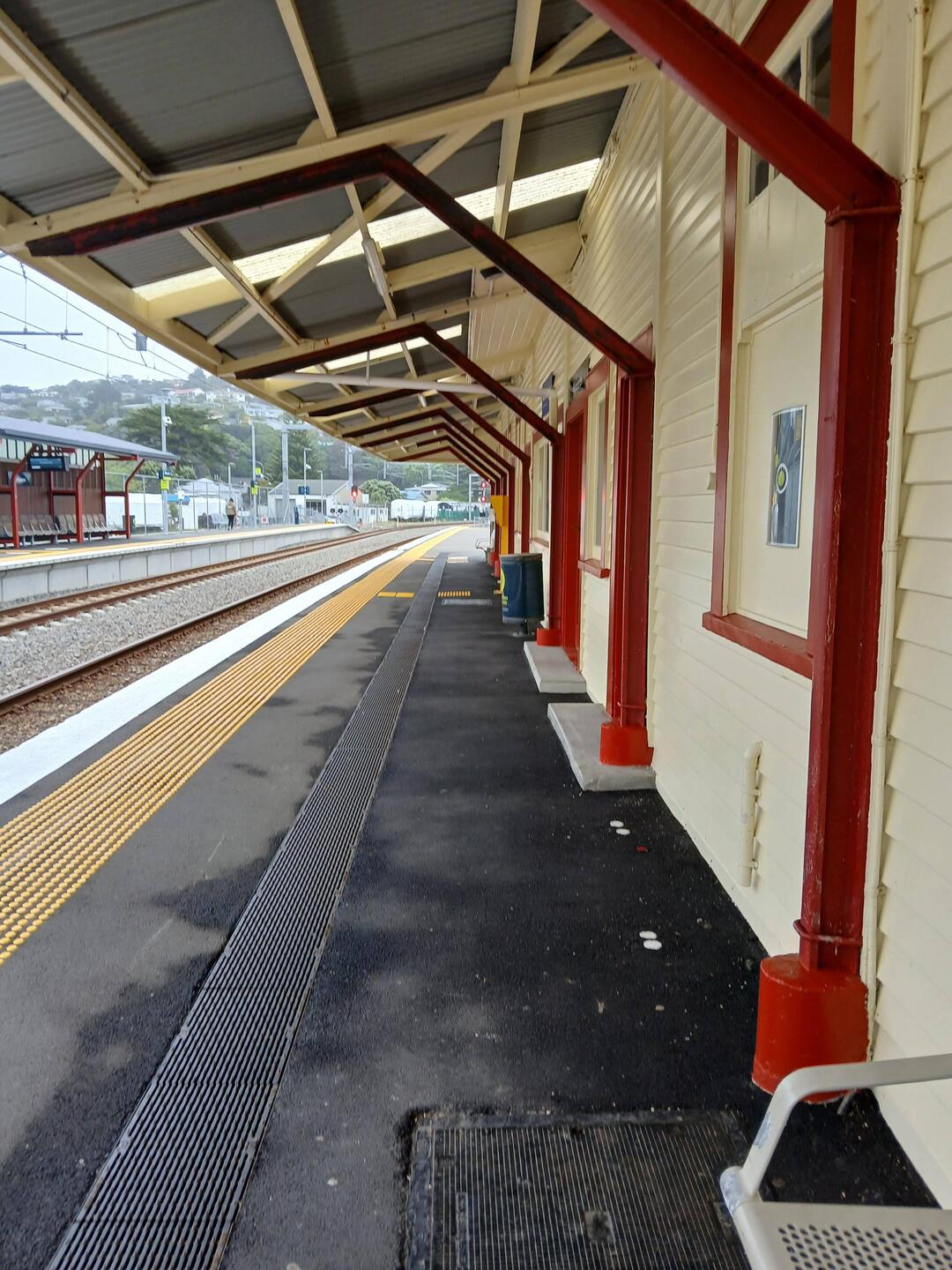 Waiting for the train