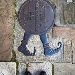 The city invites visitors to "walk the walls" — Southampton, England.