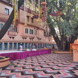 Ashram in wedding decoration