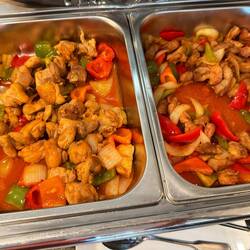 Stir Fried Cashew Chicker, Thai Style Stir Fried Pork Shoulder