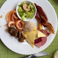 Stir Fried Mixed Squid, Beef, Dumpling, Shrimp