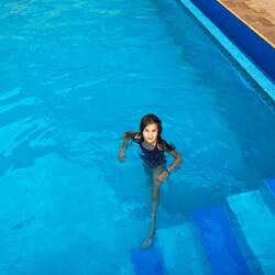 Lou s'est baignée tous les jours