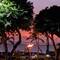 Another lovely sunset with our Tiki lamps