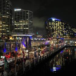 Darling Harbour bei Nacht