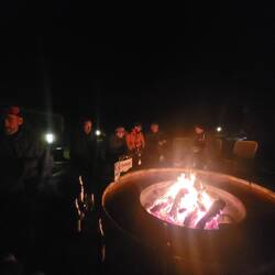 Anschließend Bier und Glühwein! Wie ungewöhnlich!