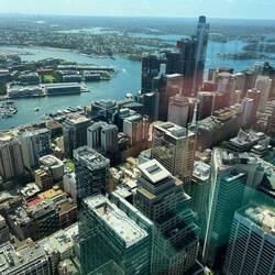 Übersicht vom Sky Tower Sydney