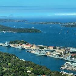 Übersicht vom Sky Tower Sydney