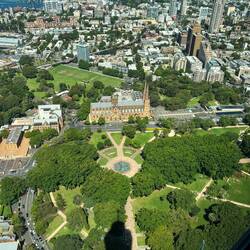 Übersicht vom Sky Tower Sydney
