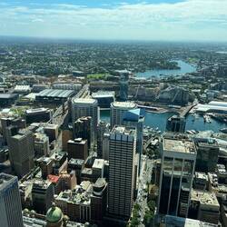 Übersicht vom Sky Tower Sydney