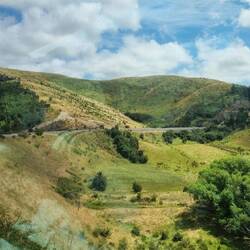 Train plus scenery