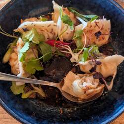 I had shrimp dumplings