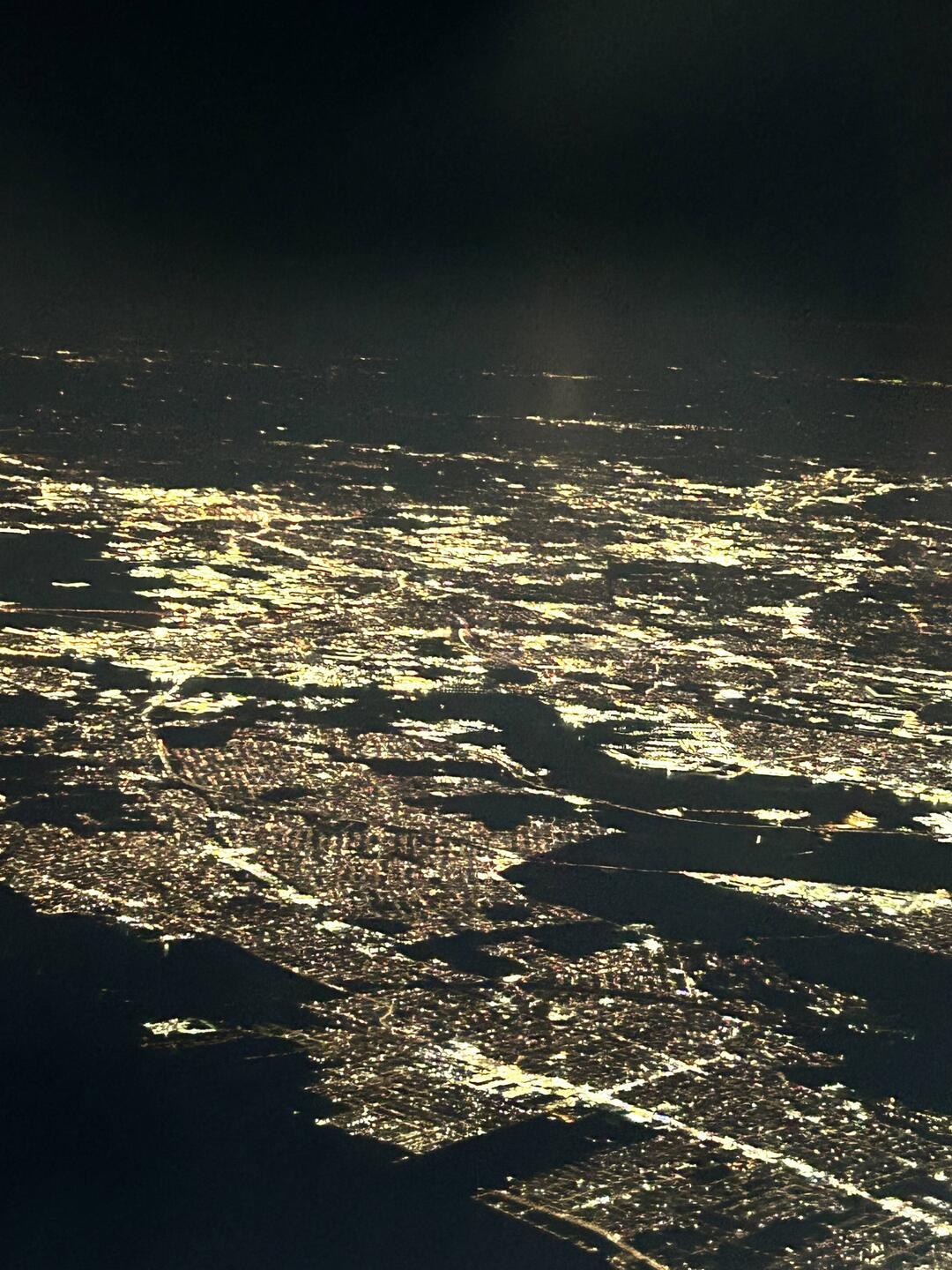 Landing in the Busy City