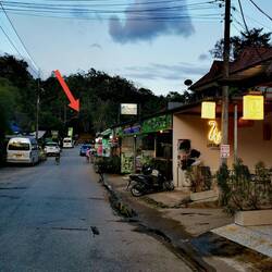 Hostel at the right side - the National Park is pretty close!