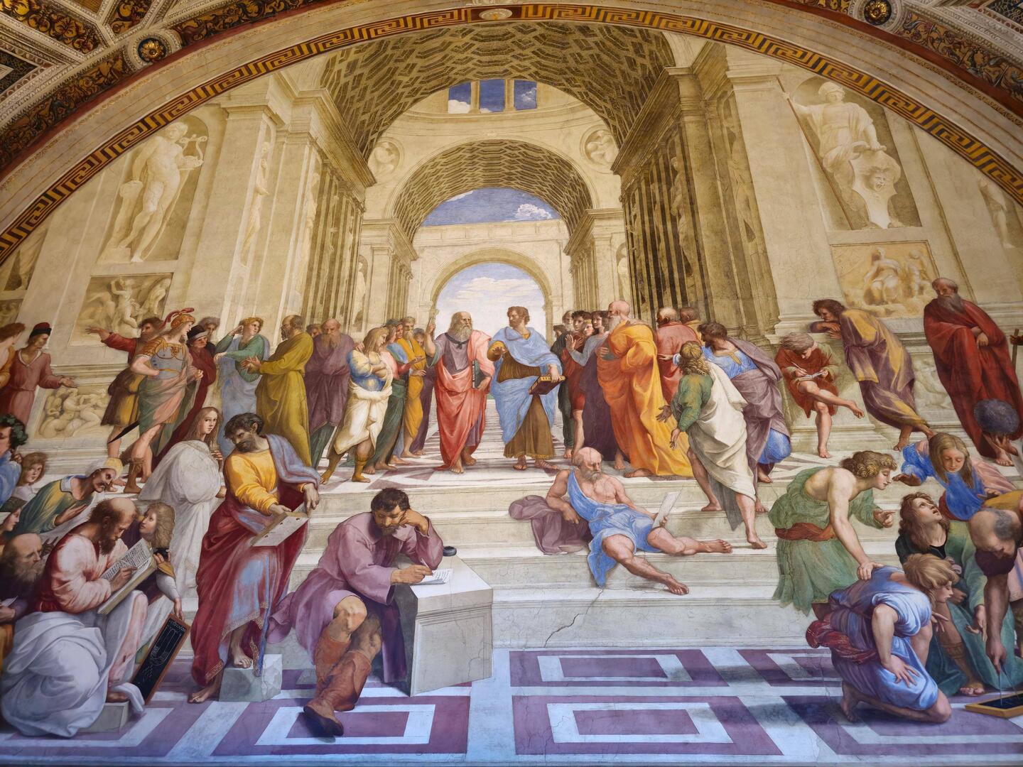 Superbes appartements pontificaux comme la Chambre de la signature aux fresques de Raphaël