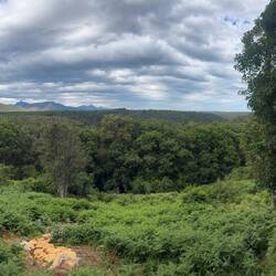 Aussicht von unserem Balkon