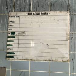 Patientenboard im Krankenhaus