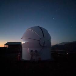 One of the telescopes in the observatory, although not the one we used