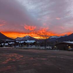 Sunrise um ca. 8 Uhr