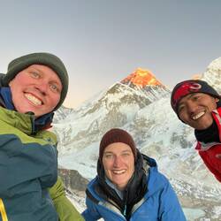 "Alpenglühn" am Everest