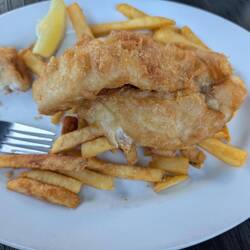 Fish and chips for Tim