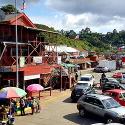 Colorful Fish Market of Puerto Montt.