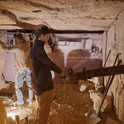 Sandstei Abbau damals