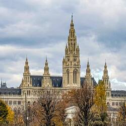Ausblick von Hofburg: Rathaus
