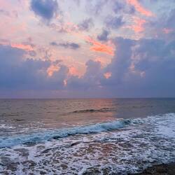 ..und finde zur Dämmerung noch einen geeigneten Platz für die warme Nacht.