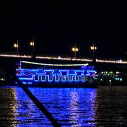 Tour Boat ready for Christmas