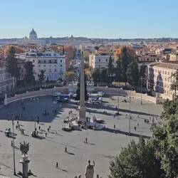 Piazza del Popolo sous le soleil