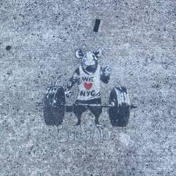 Kein Banksy, aber sehr süß.