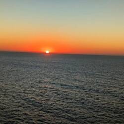 Das ist doch mal ein Sonnenuntergang 👍