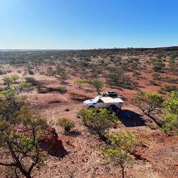 Unser Camp von oben.