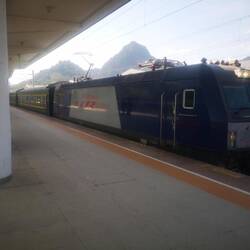 Immerhin... Er fährt