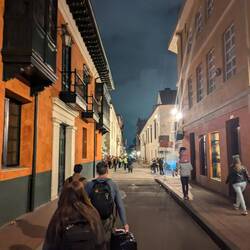 Bogota, pronounced BogotA, welcomed us with festivities dedicated to the Immaculate Conception.